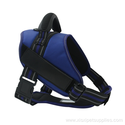 Personalized No Pull Adjustable Dog Harness Back Clip